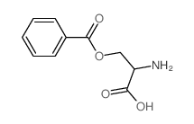L-Serine,O-benzoyl-结构式