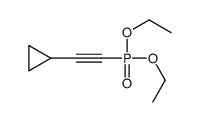 2-diethoxyphosphorylethynylcyclopropane Structure