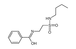 N-[2-(butylsulfamoyl)ethyl]benzamide结构式