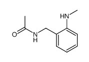 N-(2-(methylamino)benzyl)acetamide结构式