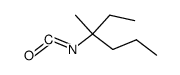 1-ethyl-1-methyl-butyl isocyanate Structure