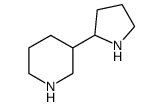 3-(2-吡咯烷基)哌啶结构式