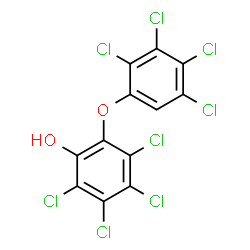 2,3,4,5-Tetrachloro-6-(2,3,4,5-tetrachlorophenoxy)phenol structure