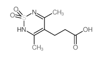 3-(3,5-DIMETHYL-1,1-DIOXO-1,2-DIHYDRO-1LAMBDA6-[1,2,6]THIADIAZIN-4-YL)-PROPIONIC ACID picture