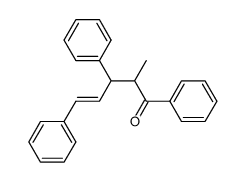 2-methyl-1,3,5-triphenyl-pent-4-en-1-one Structure