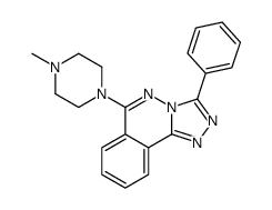 6-(4-methylpiperazin-1-yl)-3-phenyl-[1,2,4]triazolo[3,4-a]phthalazine结构式