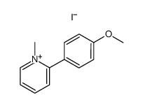N-Methyl-2-(4-methoxyphenyl)pyridinium iodide Structure