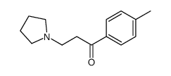 1-(4-methylphenyl)-3-pyrrolidin-1-ylpropan-1-one Structure