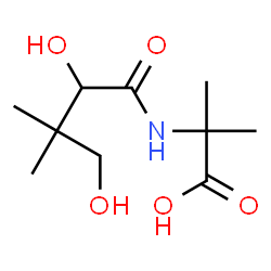 Alanine,N-(2,4-dihydroxy-3,3-dimethyl-1-oxobutyl)-2-methyl- structure