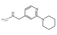 N-METHYL-N-[(2-PIPERIDIN-1-YLPYRIDIN-4-YL)METHYL]AMINE structure