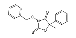 5-methyl-5-phenyl-3-phenylmethoxy-2-sulfanylidene-1,3-oxazolidin-4-one Structure