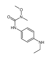 3-[4-(ethylamino)phenyl]-1-methoxy-1-methylurea结构式