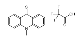 10-methylacridine-9-thione,2,2,2-trifluoroacetic acid结构式