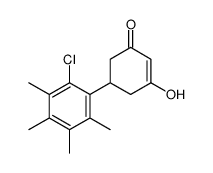5-(2-chloro-3,4,5,6-tetramethylphenyl)-3-hydroxycyclohex-2-en-1-one结构式