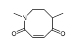 1,4-dimethyl-3,4-dihydro-2H-azocine-5,8-dione结构式