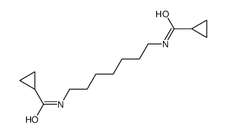N-[7-(cyclopropanecarbonylamino)heptyl]cyclopropanecarboxamide Structure