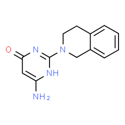 6-Amino-2-(3,4-dihydroisoquinolin-2(1H)-yl)pyrimidin-4(3H)-one Structure