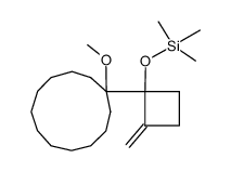 1-(1-methoxycyclododecanyl)-2-methylene-1-(trimethylsiloxy)cyclobutane Structure