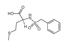 N-phenylmethanesulfonyl-L-methionine Structure
