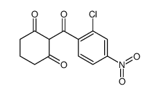 2-(2-chloro-4-nitrobenzoyl)cyclohexane-1,3-dione Structure