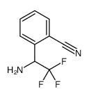 2-(1-amino-2,2,2-trifluoroethyl)benzonitrile结构式