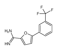 5-[3-(trifluoromethyl)phenyl]furan-2-carboximidamide结构式