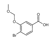 4-bromo-3-(methoxymethoxy)benzoic acid Structure