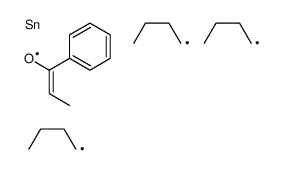 1-phenyl-2-tributylstannylpropan-1-one Structure