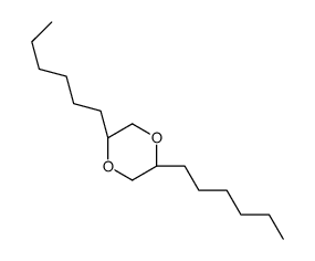 (2S,5S)-2,5-dihexyl-1,4-dioxane结构式