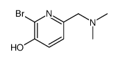 2-bromo-6-[(dimethylamino)methyl]pyridin-3-ol结构式