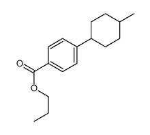 propyl 4-(4-methylcyclohexyl)benzoate结构式
