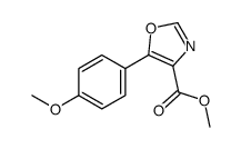 methyl 5-(4-methoxyphenyl)-1,3-oxazole-4-carboxylate Structure
