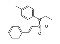 N-ethyl-N-(4-methylphenyl)-2-phenylethenesulfonamide Structure