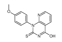 1-(4-METHOXYPHENYL)-2-THIOXO-1,2,3,4-TETRAHYDROPYRIDO[2,3-D]PYRIMIDIN-4-ONE结构式