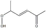 Hydroperoxide, 1-methyl-4-oxo-2-pentenyl (7CI)结构式