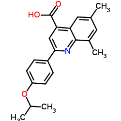 2-(4-Isopropoxyphenyl)-6,8-dimethyl-4-quinolinecarboxylic acid picture