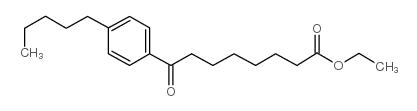 ETHYL 8-OXO-8-(4-N-PENTYLPHENYL)OCTANOATE结构式