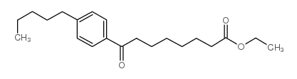 ETHYL 8-OXO-8-(4-N-PENTYLPHENYL)OCTANOATE Structure