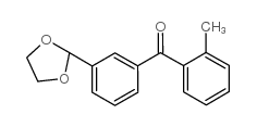 3'-(1,3-DIOXOLAN-2-YL)-2-METHYLBENZOPHENONE picture