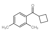 CYCLOBUTYL 2,4-DIMETHYLPHENYL KETONE structure