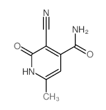 3-cyano-6-methyl-2-oxo-1H-pyridine-4-carboxamide Structure