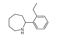 2-(2-乙基苯基)-氮杂烷结构式