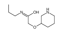 2-piperidin-3-yloxy-N-propylacetamide结构式