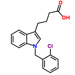 4-[1-(2-Chlorobenzyl)-1H-indol-3-yl]butanoic acid Structure