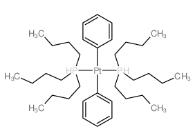 cyclohexatriene; platinum(+2) cation; tributylphosphanium Structure