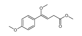 3-Butenoic acid, 4-methoxy-4-(4-methoxyphenyl)-, methyl ester Structure