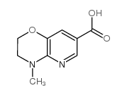 4-甲基-3,4-二氢-2H-吡啶并[3,2-b][1,4]噁嗪-7-羧酸结构式