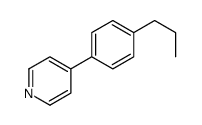 4-(4-propylphenyl)pyridine Structure
