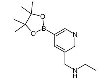 N-乙基-5-(4,4,5,5-四甲基-1,3,2-二噁硼烷-2-基)-3-吡啶甲胺图片