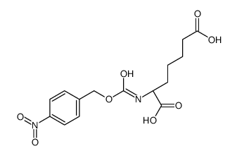 (2R)-2-[(4-nitrophenyl)methoxycarbonylamino]heptanedioic acid Structure